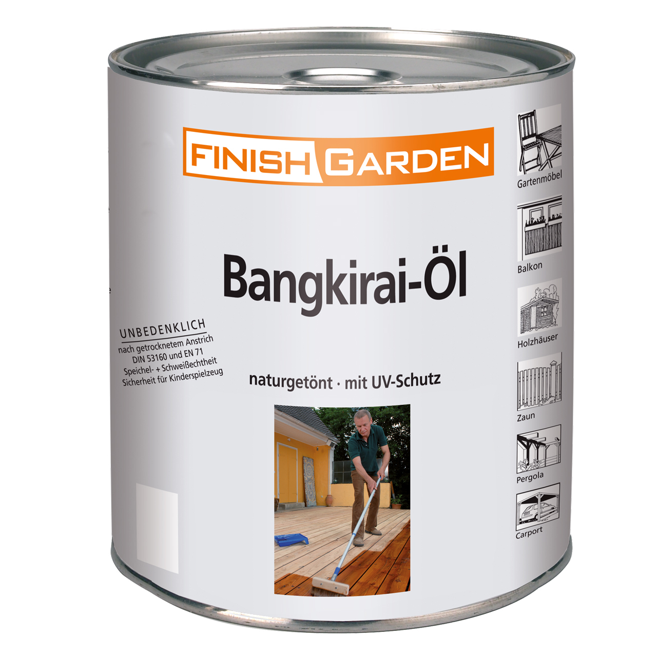 Finish Garden Bangkirai-Öl, 5 l
