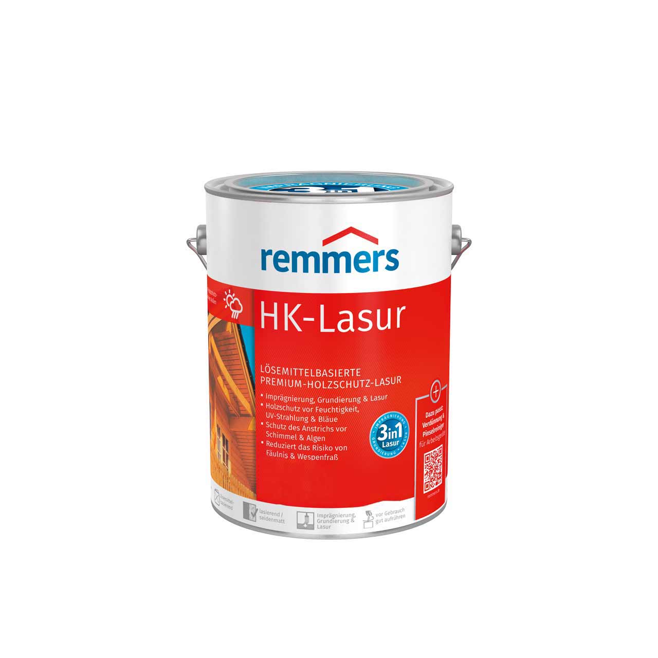 Remmers HK-Lasur Nussbaum 5,0 Liter